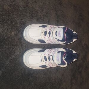 Curves White, Black  and Purple Athletic Shoes